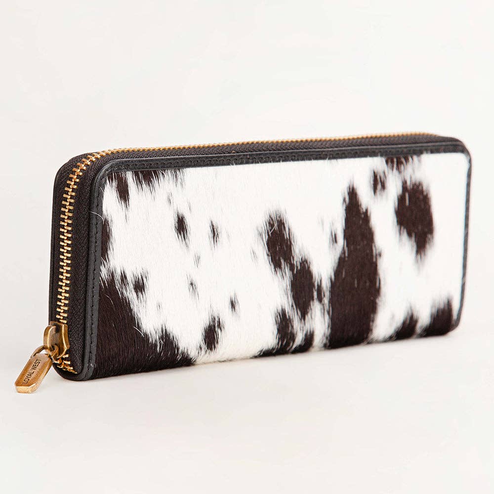 Loyal West Ranch Road Cowhide Jewelry Case