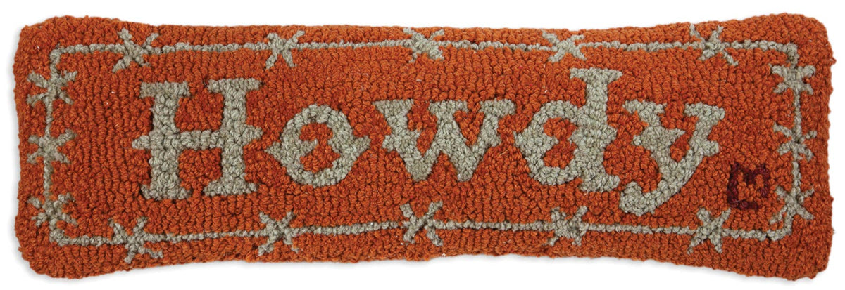 Howdy Cowboy Lumbar Throw Pillow